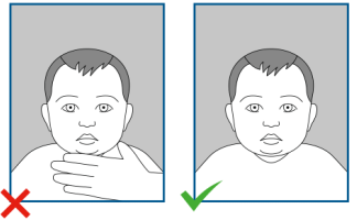 From left to right: 1. visible support, 2. good passport photo