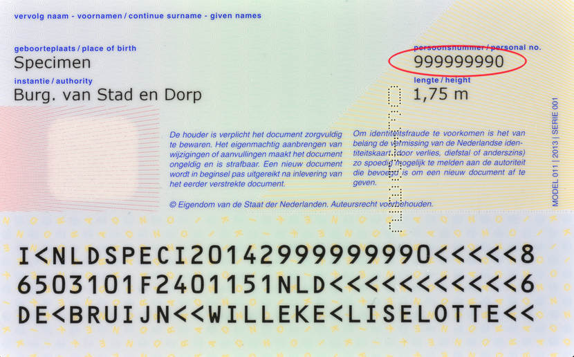 Where Can I Find My Citizen Service Number On My Dutch Identity Card where-can-i-find-my-citizen-service-number-on-my-dutch-identity-card